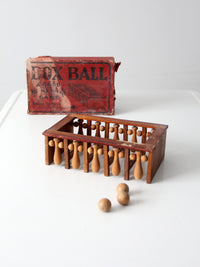 antique Parker Brothers Box Ball game