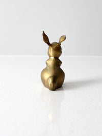 vintage brass bunny rabbit