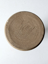 antique studio pottery vase