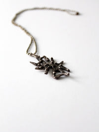 vintage brutalist style pendant necklace