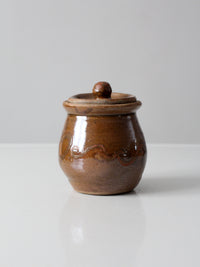 vintage studio pottery jar