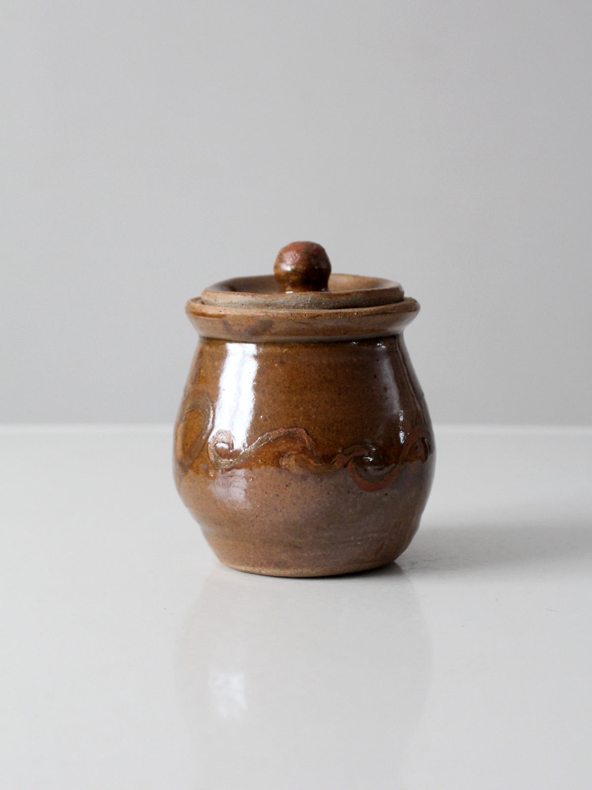 vintage studio pottery jar