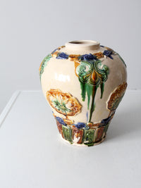 antique sancai-glaze vase