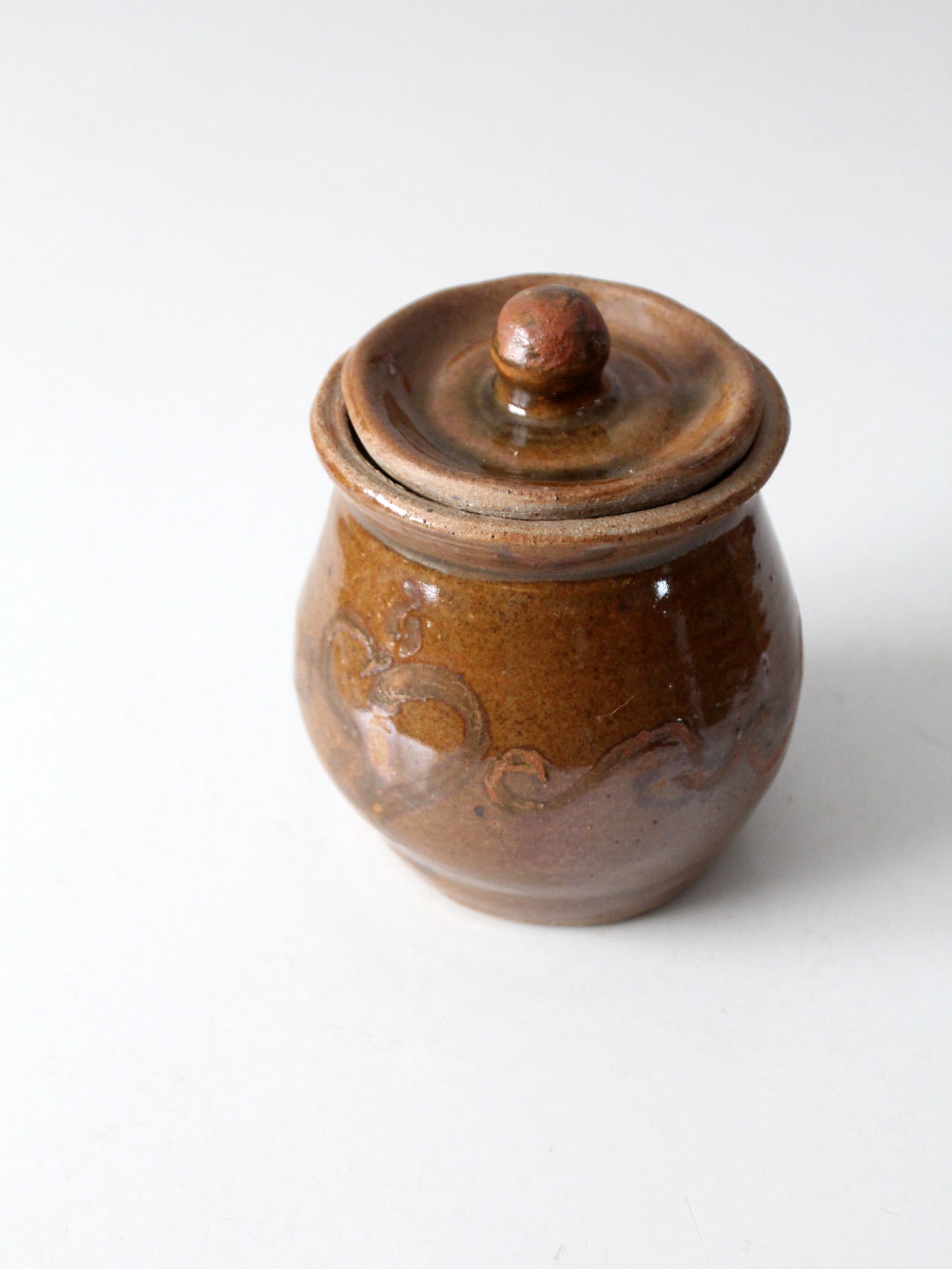 vintage studio pottery jar