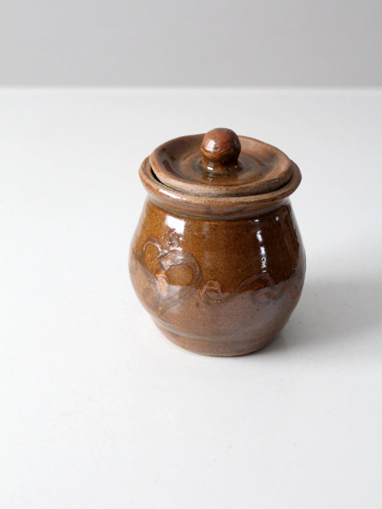 vintage studio pottery jar