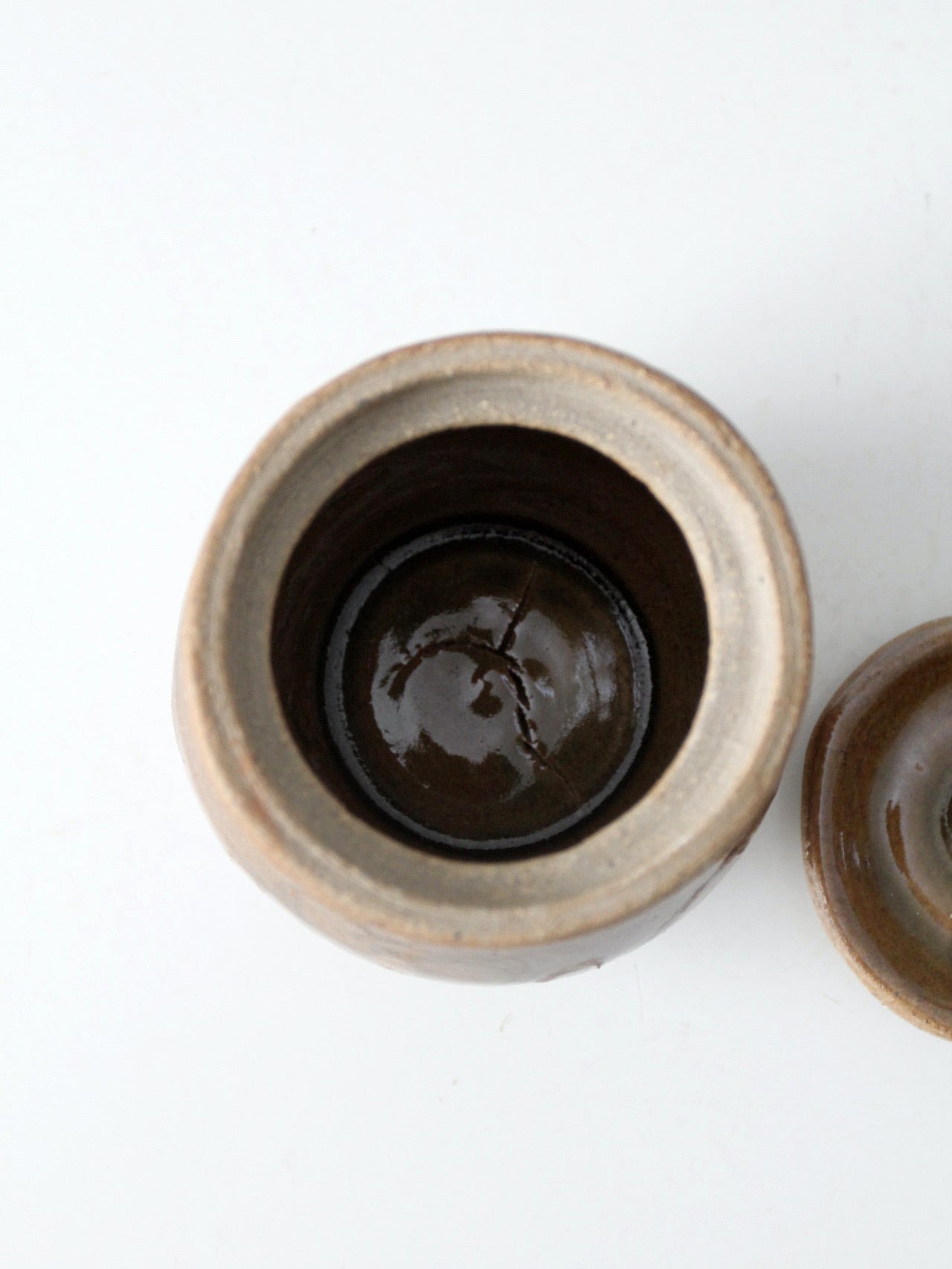 vintage studio pottery jar