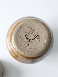 vintage studio pottery jar