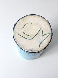 vintage studio pottery vase