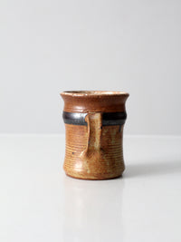 vintage studio pottery mug