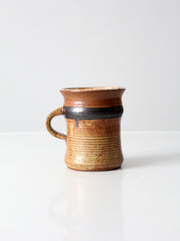 vintage studio pottery mug