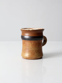 vintage studio pottery mug