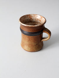 vintage studio pottery mug