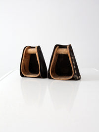 vintage western tapaderos wall decor