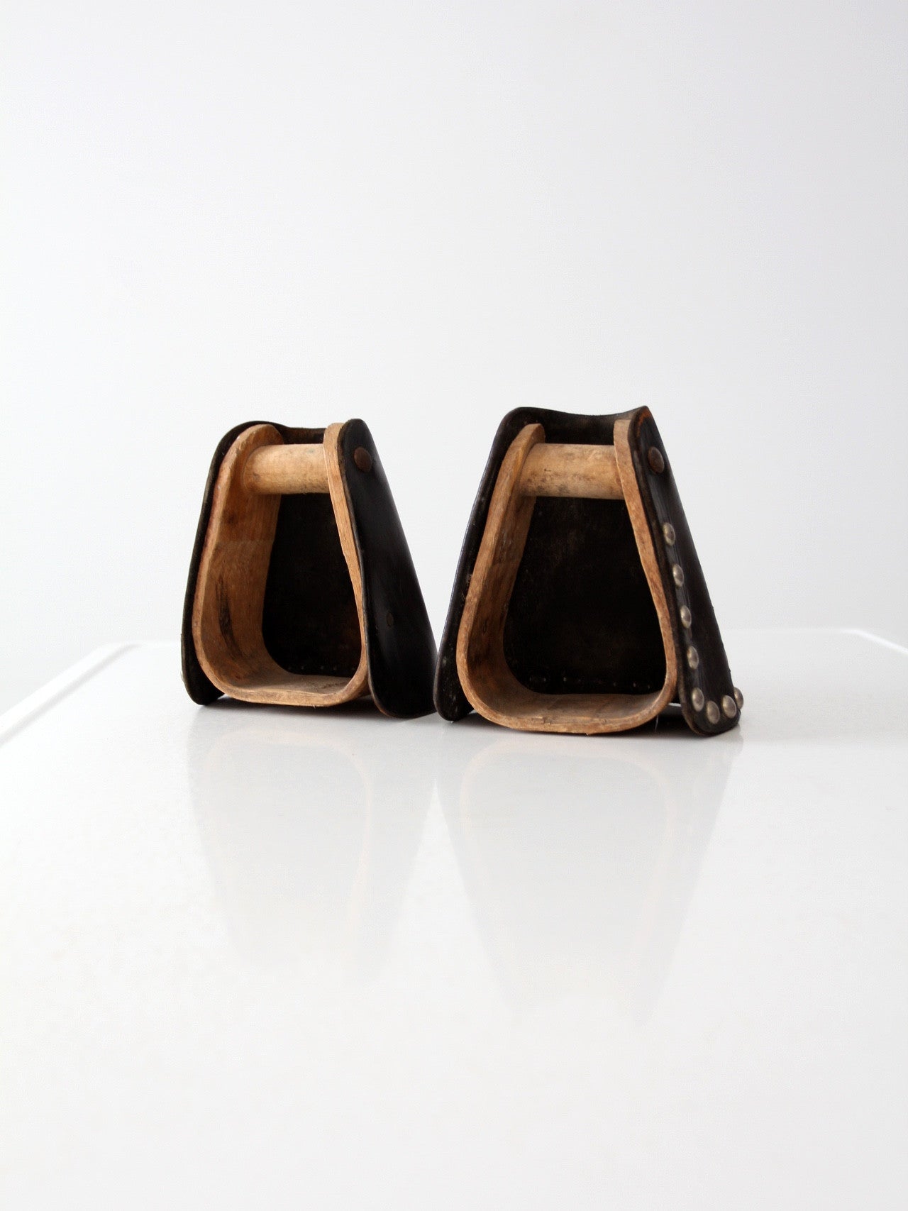 vintage western tapaderos wall decor