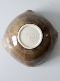 vintage studio pottery bowl