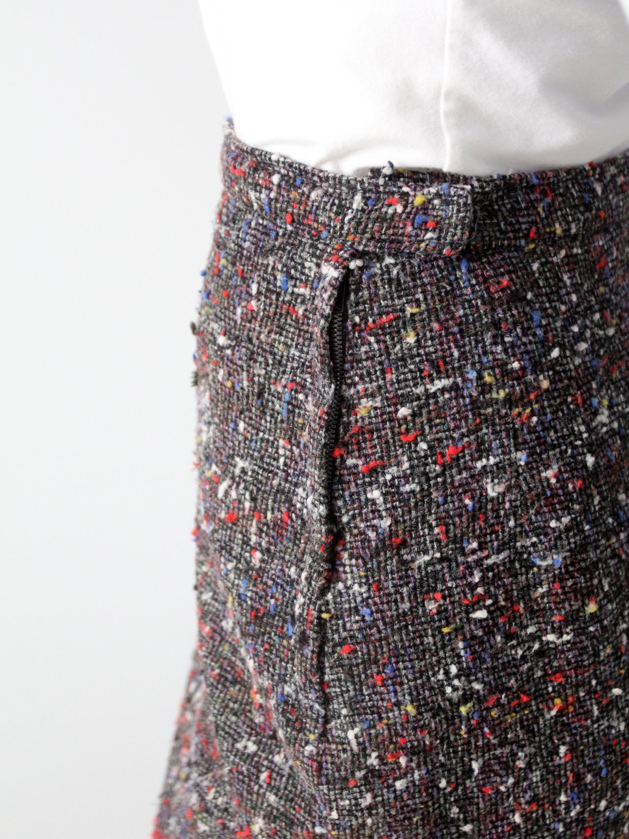 vintage 50s tweed pencil skirt