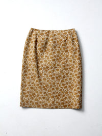 vintage 60s pencil skirt