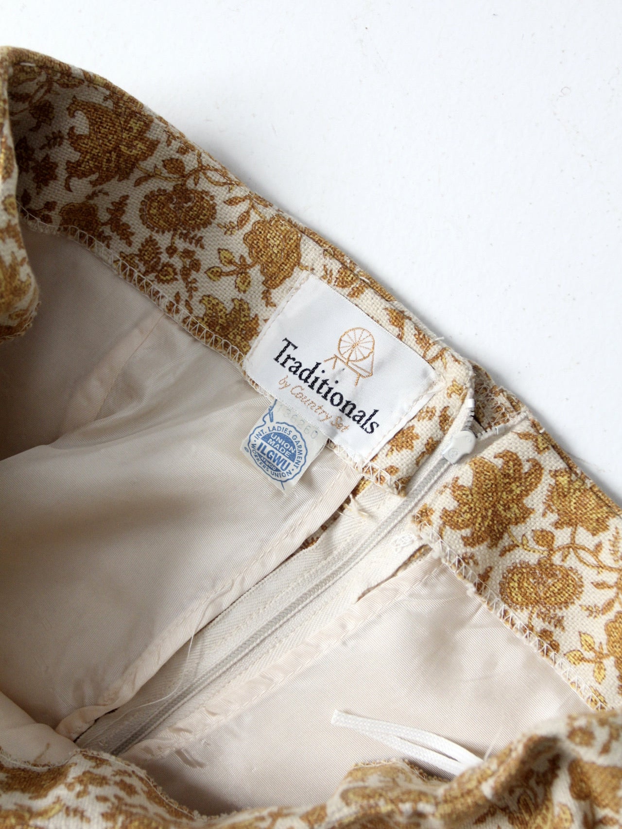 vintage 60s pencil skirt