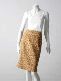 vintage 60s pencil skirt