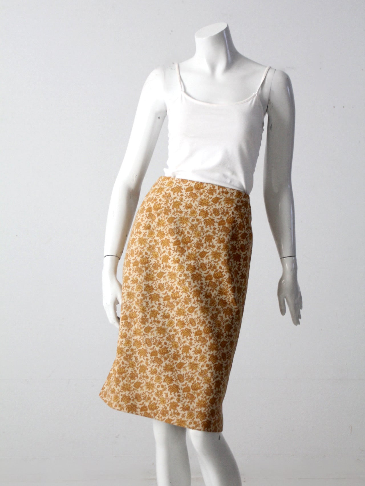 vintage 60s pencil skirt