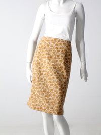 vintage 60s pencil skirt