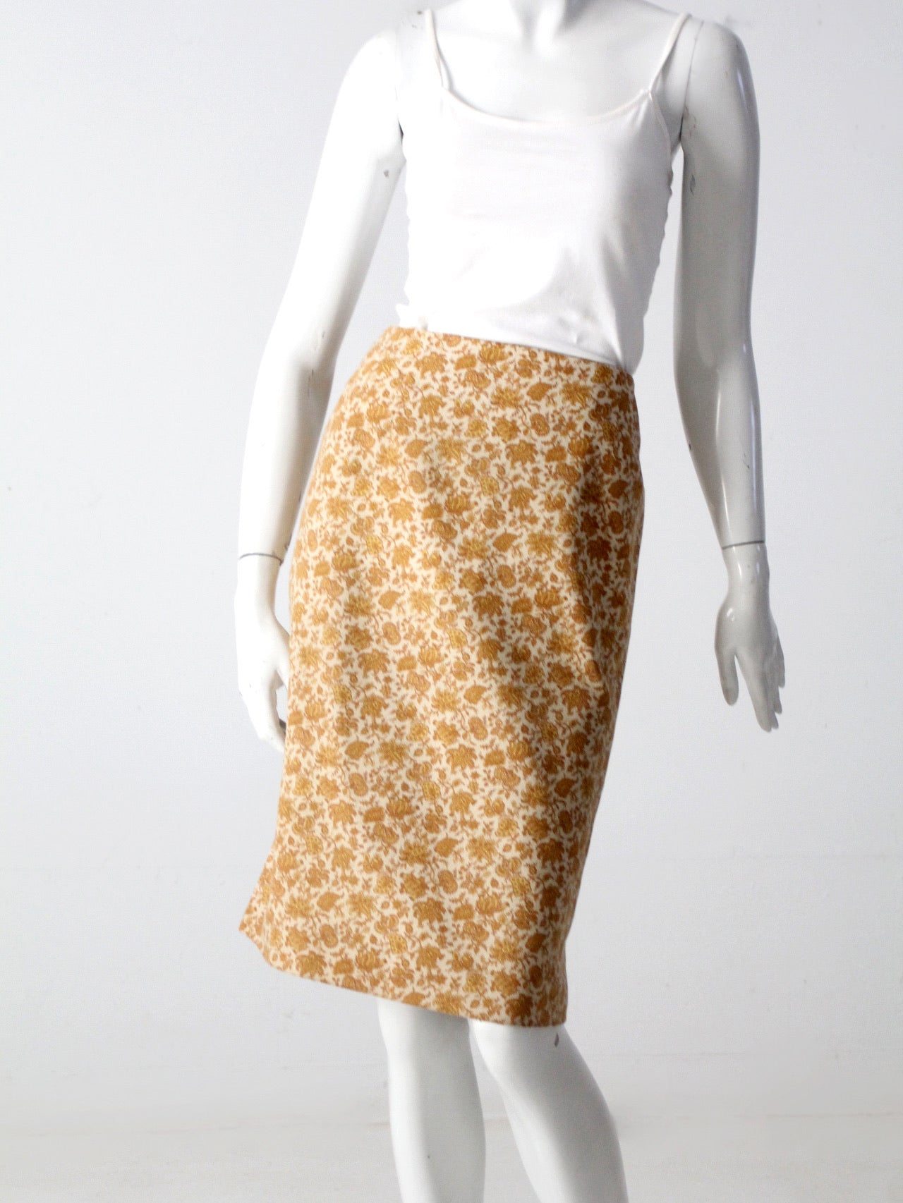 vintage 60s pencil skirt