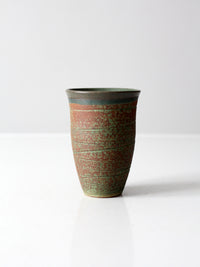 vintage studio pottery vase