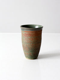 vintage studio pottery vase