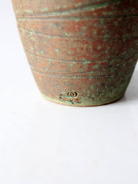 vintage studio pottery vase