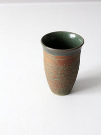 vintage studio pottery vase