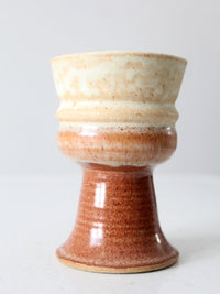 vintage pottery cup