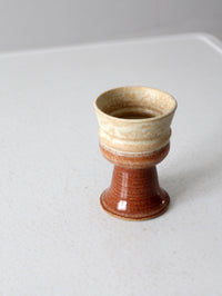 vintage pottery cup