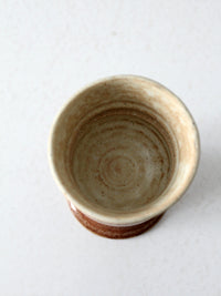 vintage pottery cup