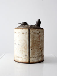 vintage Sunfleet 5 gallon motor oil can