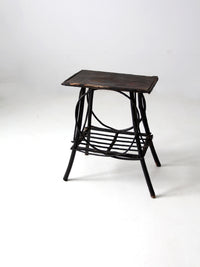 antique Adirondack twig table