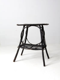 antique Adirondack twig table