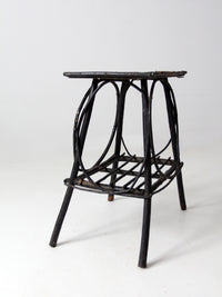 antique Adirondack twig table