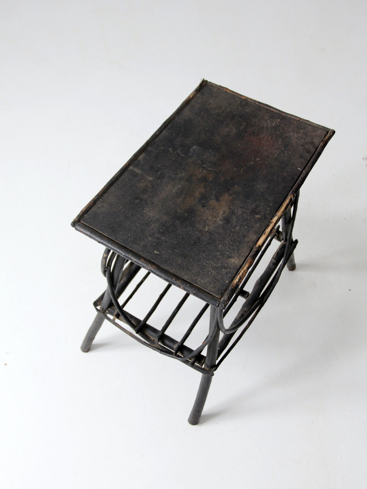 antique Adirondack twig table