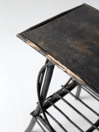 antique Adirondack twig table