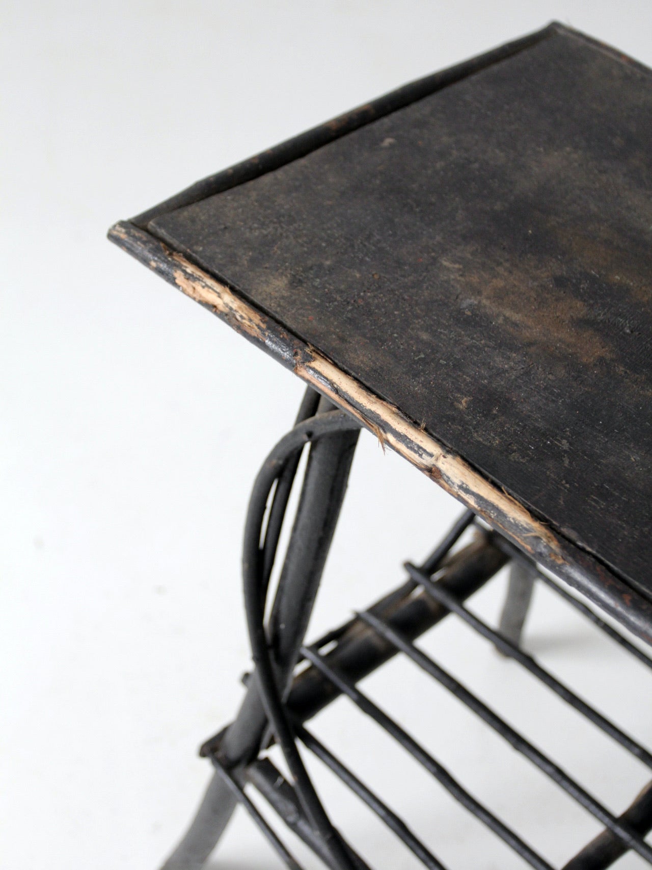 antique Adirondack twig table
