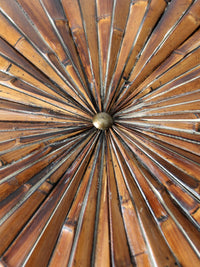 antique bamboo accent table