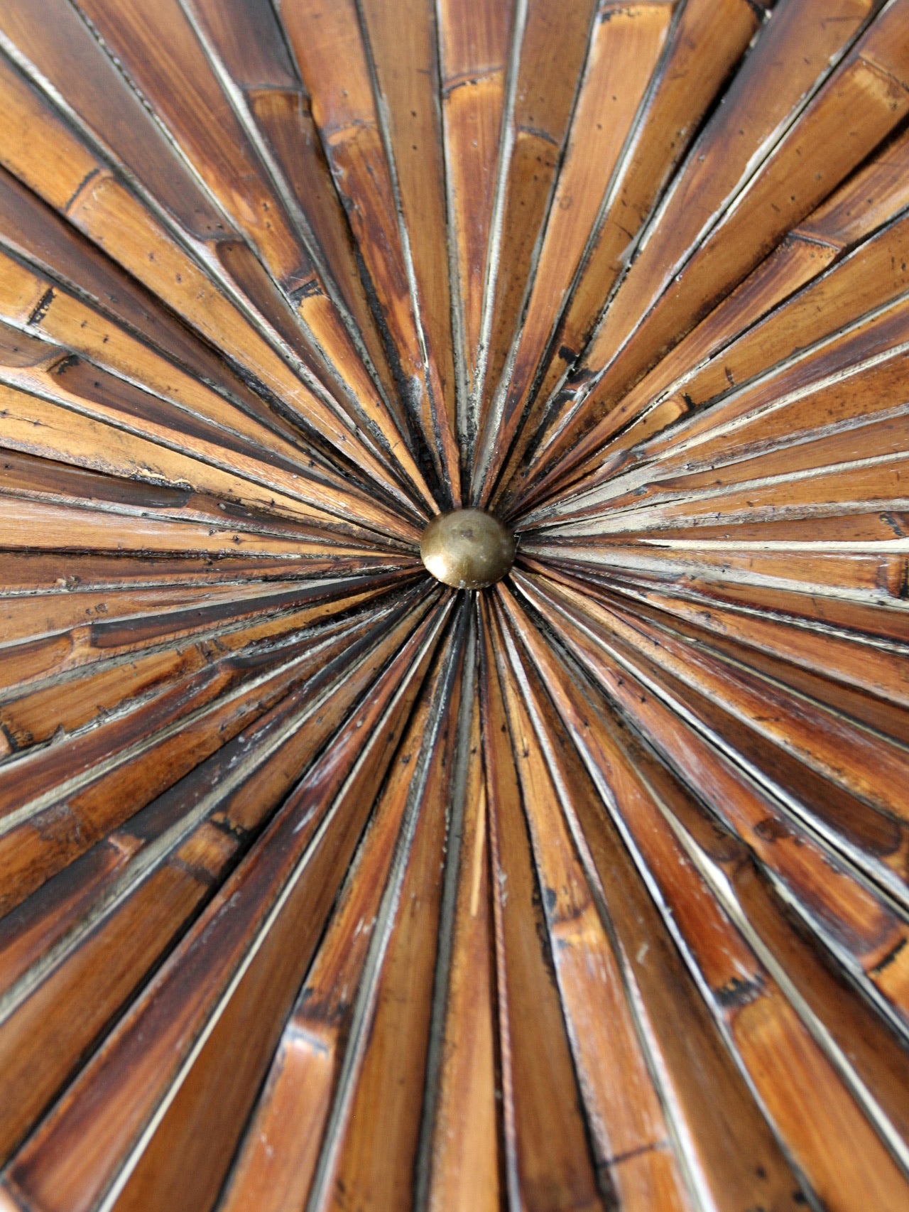 antique bamboo accent table