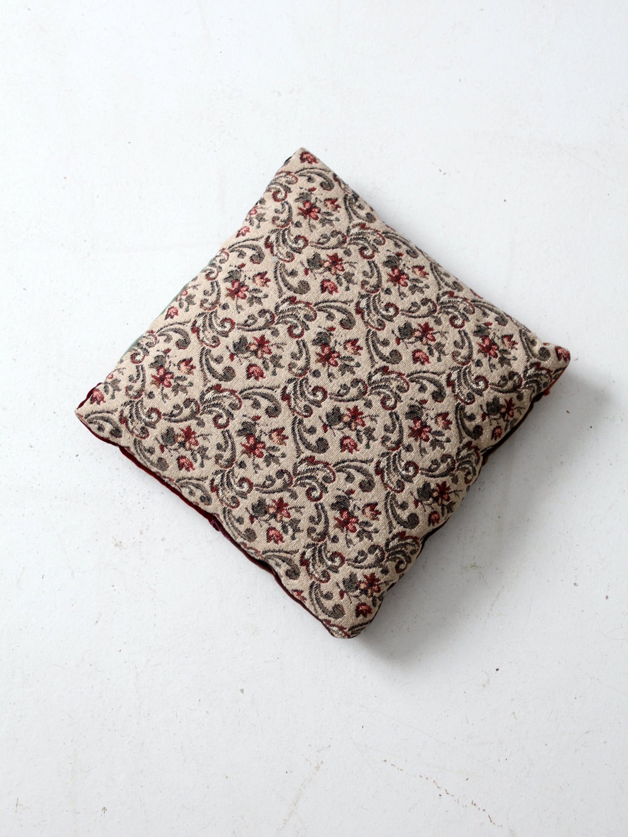 antique crazy quilt pillow