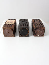 vintage Von Stiehl "Authentic Rune" bottle collection