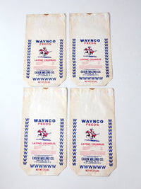 vintage Waynco Feeds paper farm bag