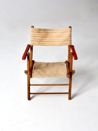 mid-century children's folding chair