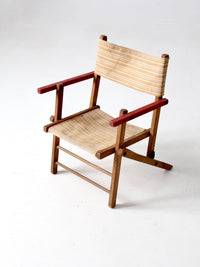 mid-century children's folding chair