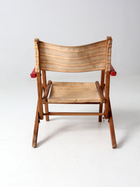 mid-century children's folding chair