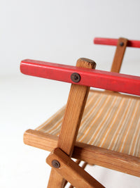 mid-century children's folding chair