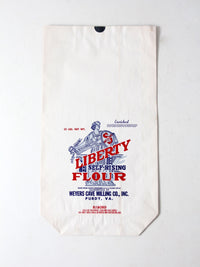 vintage Liberty Flour 25 lb paper bag
